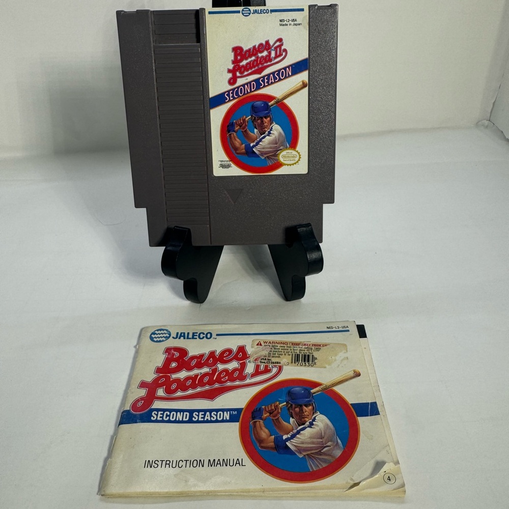 NES - Loose - Bases Loaded II: Second Season w/ Manual